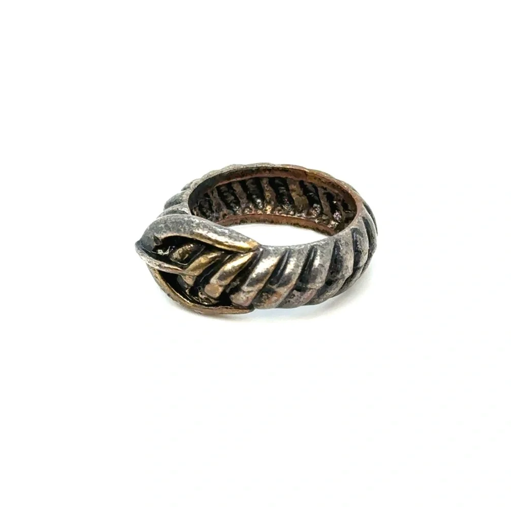 Vintage-Style Twisted Knot Copper Ring - Women's‎ Fashion Jewelry